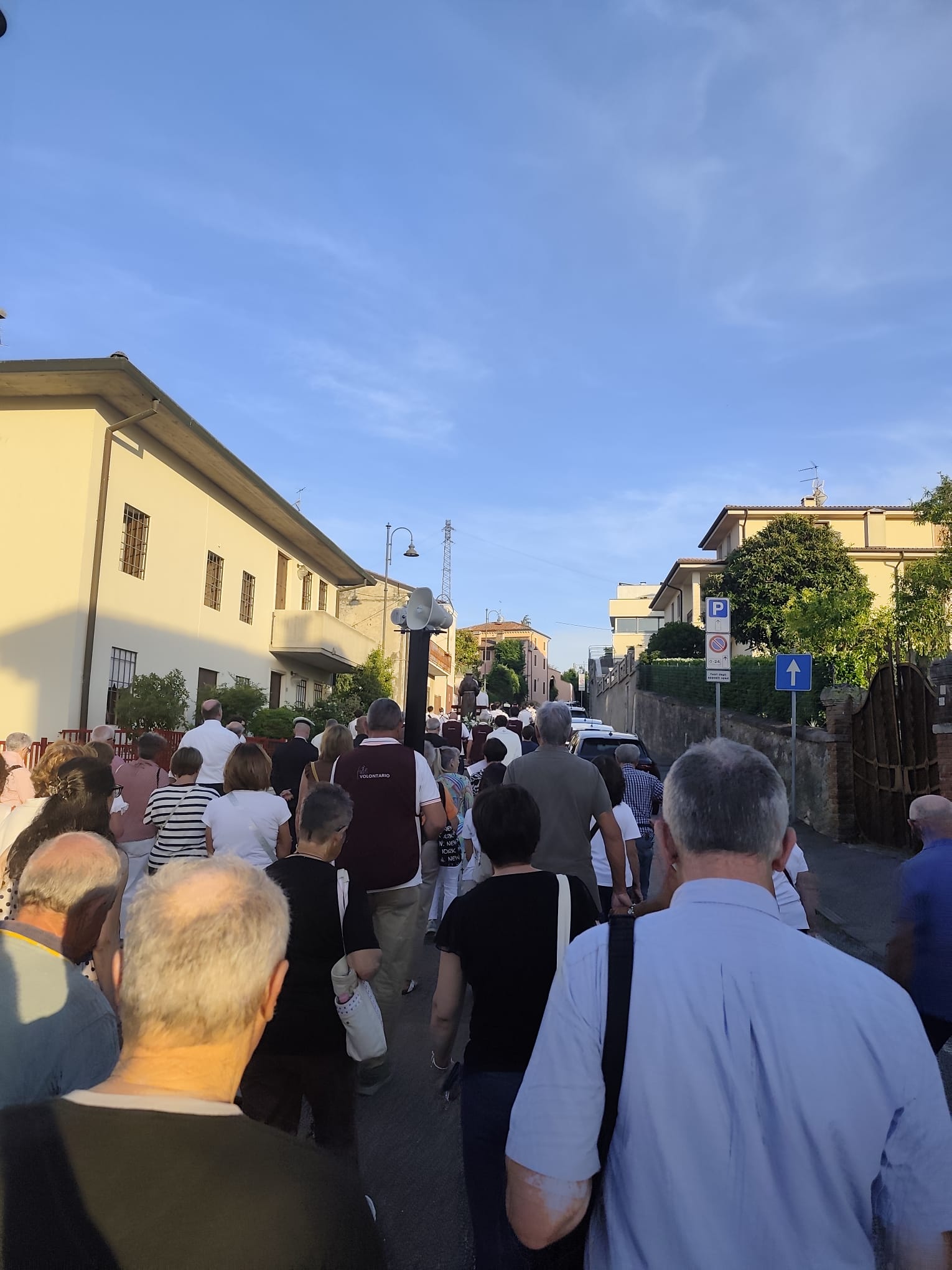 La Filarmonica di Lonigo durante la processione
