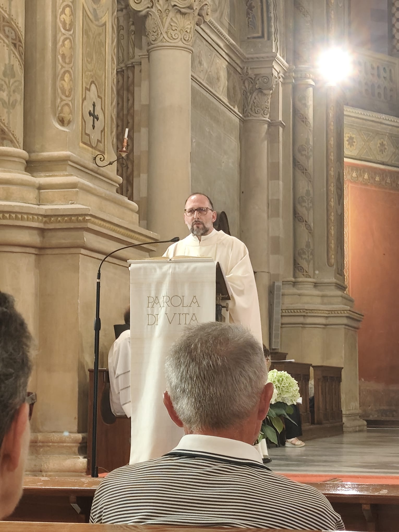 Momento della benedizione nel Duomo