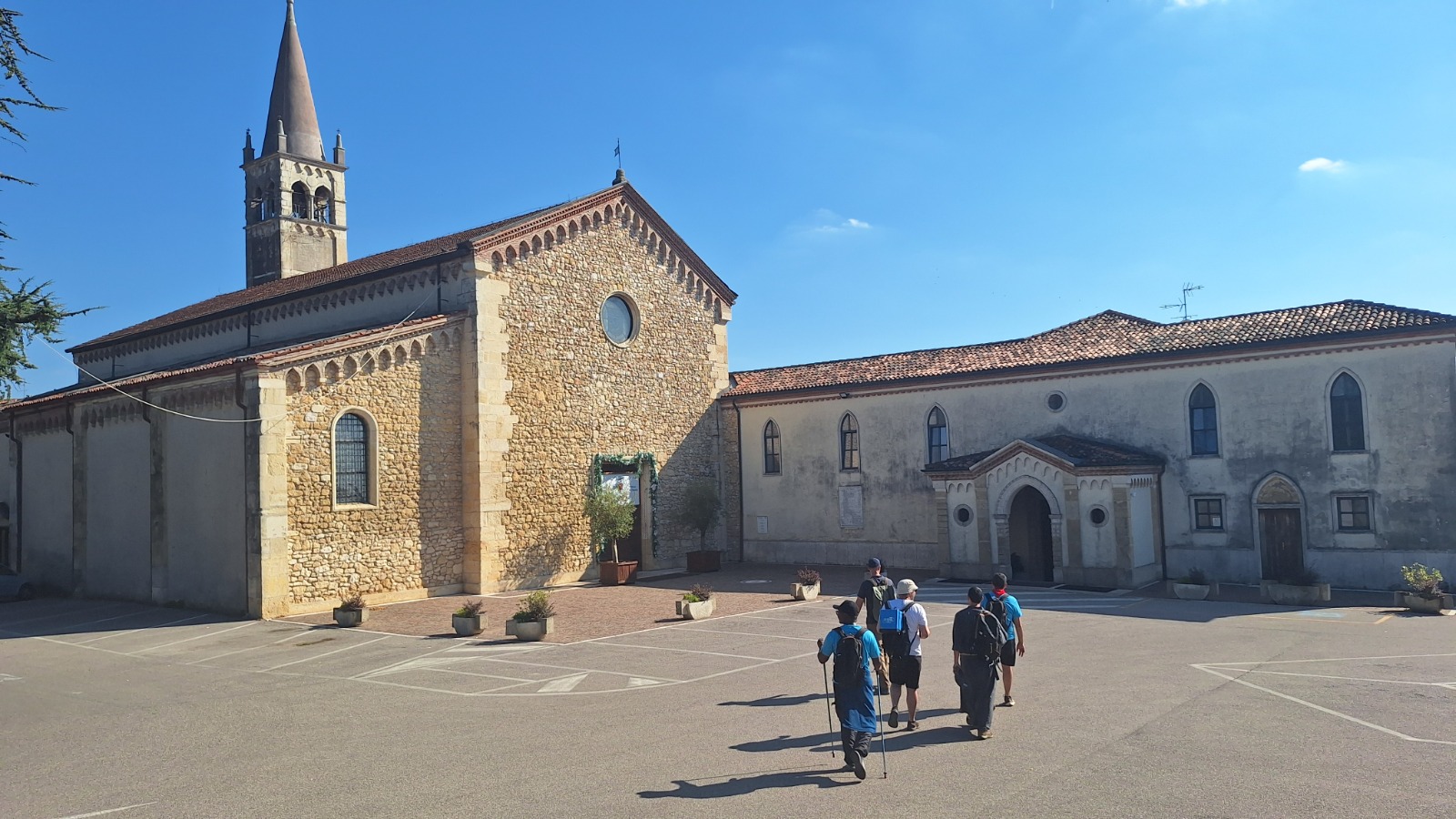 Particolare del Convento di San Daniele durante il Perdono